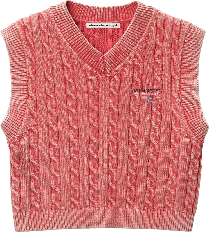 Alexander Wang Cable-Knit Vest