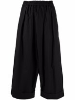 Thumbnail for your product : Toogood Cropped Wide-Leg Trousers