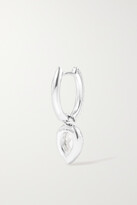 Thumbnail for your product : David Morris 18-karat White Gold Diamond Hoop Earrings - One size