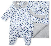 Thumbnail for your product : Gucci Leopard three-piece set 0-12 months