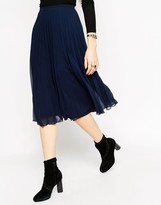 Thumbnail for your product : ASOS TALL Pleated Midi Skirt