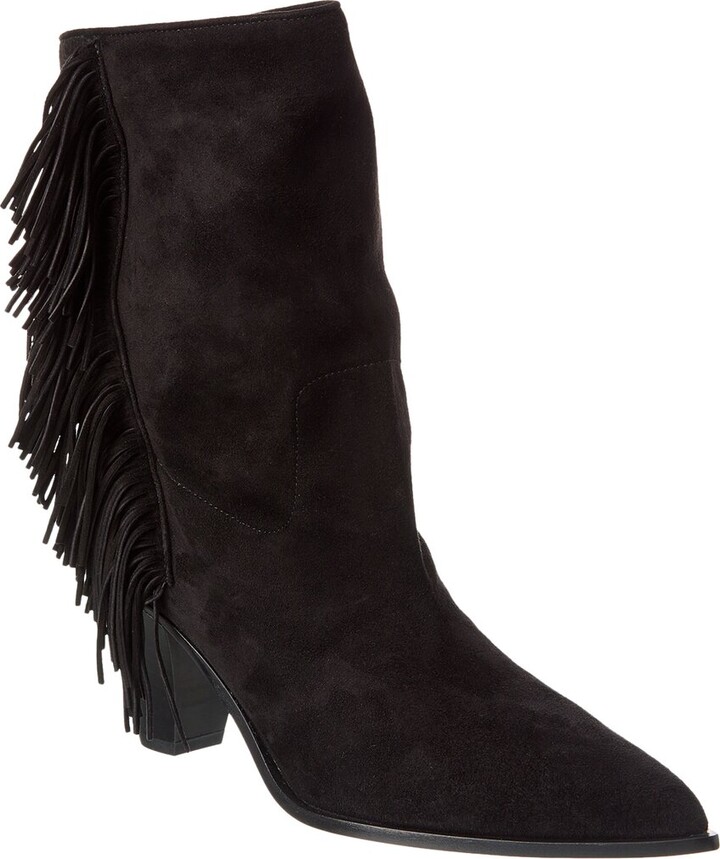 Aquazzura Marfa 70 Suede Bootie