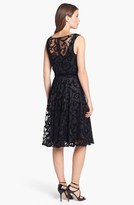 Thumbnail for your product : Isaac Mizrahi New York Lace Burnout Fit & Flare Dress (Petite)