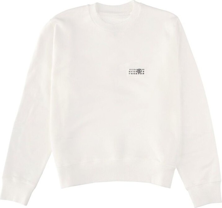 MM6 MAISON MARGIELA Numeric Signature Label Crewneck Sweatshirt