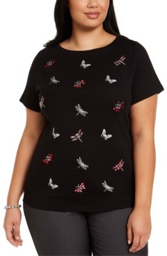 macys plus size karen scott tops