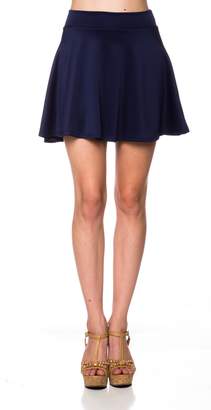 Apparel Sense A.S Lovely Drape High Waist Flare Skater Mini Skirt