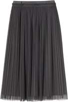 Thumbnail for your product : Banana Republic Pleated Tulle Midi Skirt