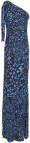 Thumbnail for your product : Missoni One-shoulder Knotted Floral-print Crepe Gown
