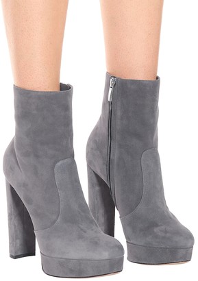 Gianvito Rossi Brook suede ankle boots