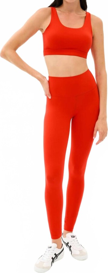 Splits59 Sprint High Waist Rigor Legging In Lotus Red