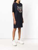 Thumbnail for your product : Kenzo Tiger crepe dress
