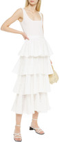 Thumbnail for your product : Rhode Resort Naomi Tiered Broderie Anglaise Cotton Midi Dress