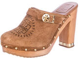 Thumbnail for your product : Tory Burch Suede Clogs