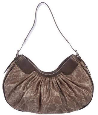 Celine Vintage Macadam Shoulder Bag