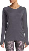 Thumbnail for your product : Seamless Spacedye Long-Sleeve Activewear Top