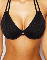 Thumbnail for your product : Freya Spirit Lace Underwired Halter Bikini Top D-FF