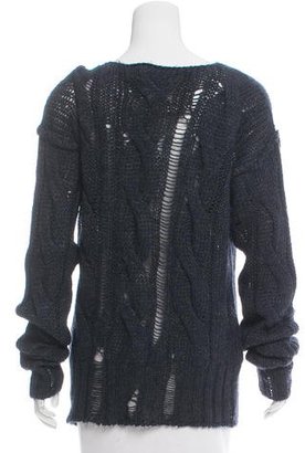 Isabel Benenato Long Sleeve Open Knit Sweater w/ Tags