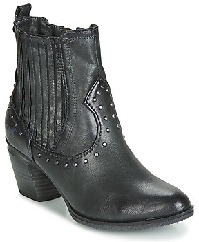 mustang grey ankle boots
