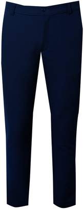 boohoo Skinny Fit Suit Trouser With Velvet Taping