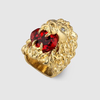 Anello testa di leone gucci Clearance