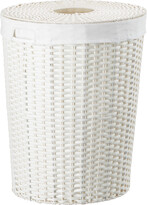 Thumbnail for your product : Container Store Montauk Round Hamper White