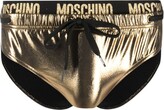Thumbnail for your product : Moschino Logo-Waistband Swimming Trunks