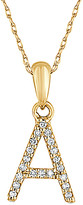 Thumbnail for your product : Sabrina Designs 14K Diamond A-Z Initial Necklace (A-Z)