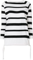 Thumbnail for your product : Moncler Striped Boat Neck Sweater