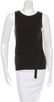 Thumbnail for your product : Valentino Sleeveless Wool Top