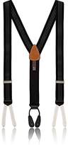 Thumbnail for your product : Trafalgar Men's Formal Ascot Striped Silk Suspenders - Black