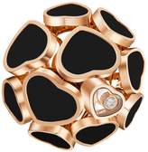 Thumbnail for your product : Chopard Rose Gold and Onyx Happy Hearts Ring