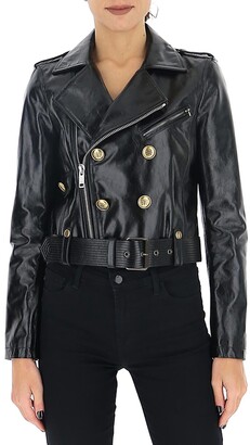 givenchy leather jacket womens