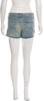 Thumbnail for your product : Mother Distressed Mid-Rise Shorts