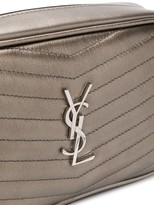 Thumbnail for your product : Saint Laurent Lou metallic-effect crossbody bag
