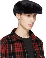 Thumbnail for your product : DSQUARED2 Black and White Faux-Fur Driver Hat