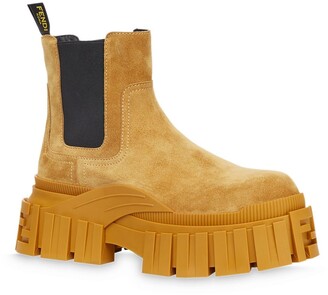 Fendi chunky Chelsea boots - ShopStyle