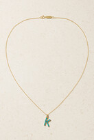 Thumbnail for your product : Jennifer Meyer Letter 18-karat Gold Diamond Necklace - A
