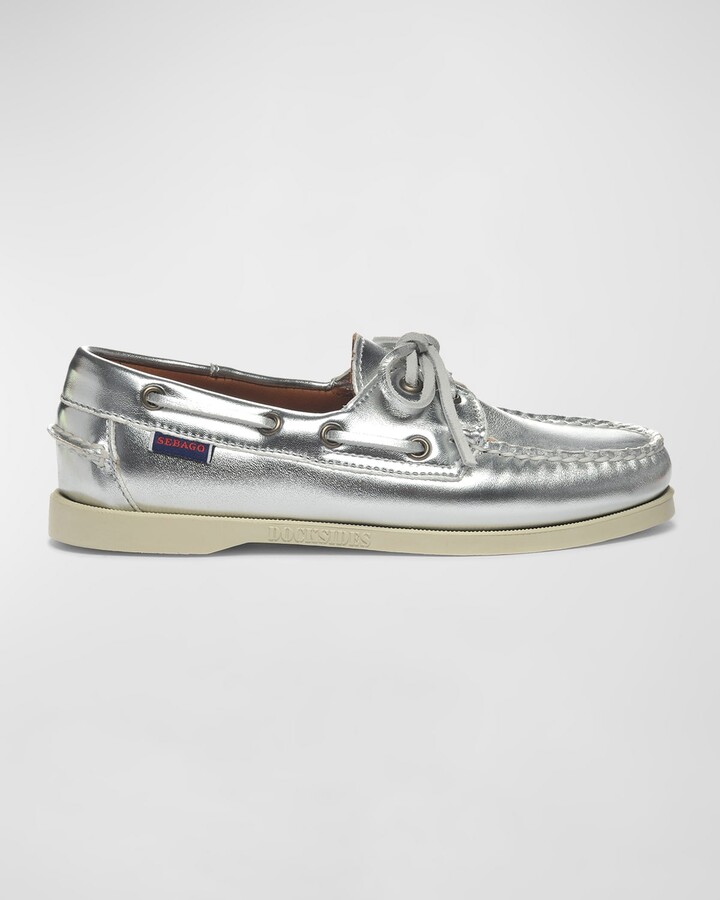 Sebago Dockside Portland Metallic Boat Loafers ShopStyle