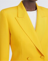 Thumbnail for your product : Lafayette 148 New York Fitted Double Breasted Wool & Silk Blazer