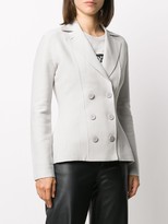 Thumbnail for your product : Emporio Armani Cropped Double-Breasted Blazer