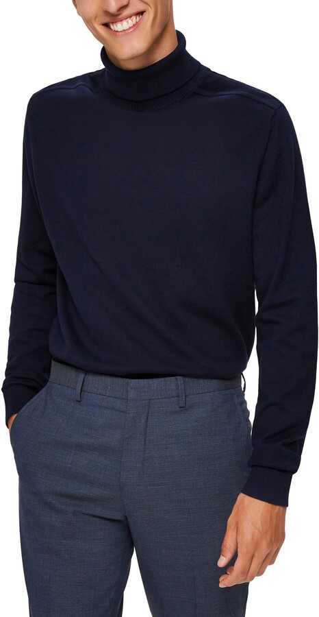 Selected Men's Slhberg Half Zip Cardigan B Noos Sweatshirt 
