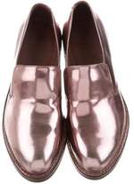 Thumbnail for your product : Brunello Cucinelli Metallic Leather Loafers
