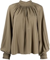 Thumbnail for your product : Closed Pleated Collar Satin Blouse