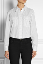 Thumbnail for your product : Equipment Signature pinstriped washed-cotton shirt