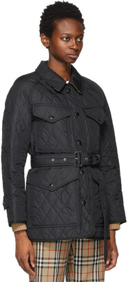 Burberry Black Quilted Kemble Jacket
