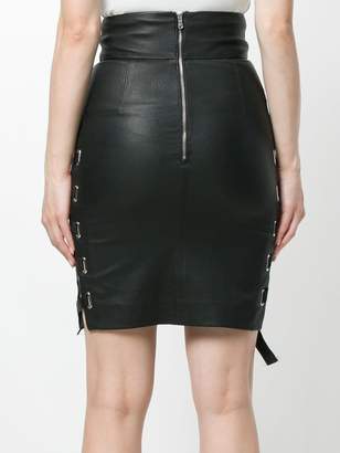 Each X Other lace-up side fitted skirt