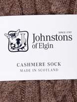 Thumbnail for your product : Johnstons of Elgin Cashmere Cable Knit Socks