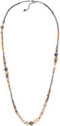 Nakamol Long Freshwater Pearl, Agate & Crystal Necklace, Multi