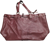 Thumbnail for your product : Yves Saint Laurent 2263 YVES SAINT LAURENT Purple Leather Handbag