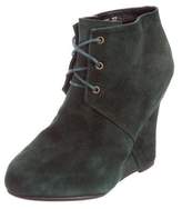 Thumbnail for your product : Opening Ceremony Suede Wedge Booties